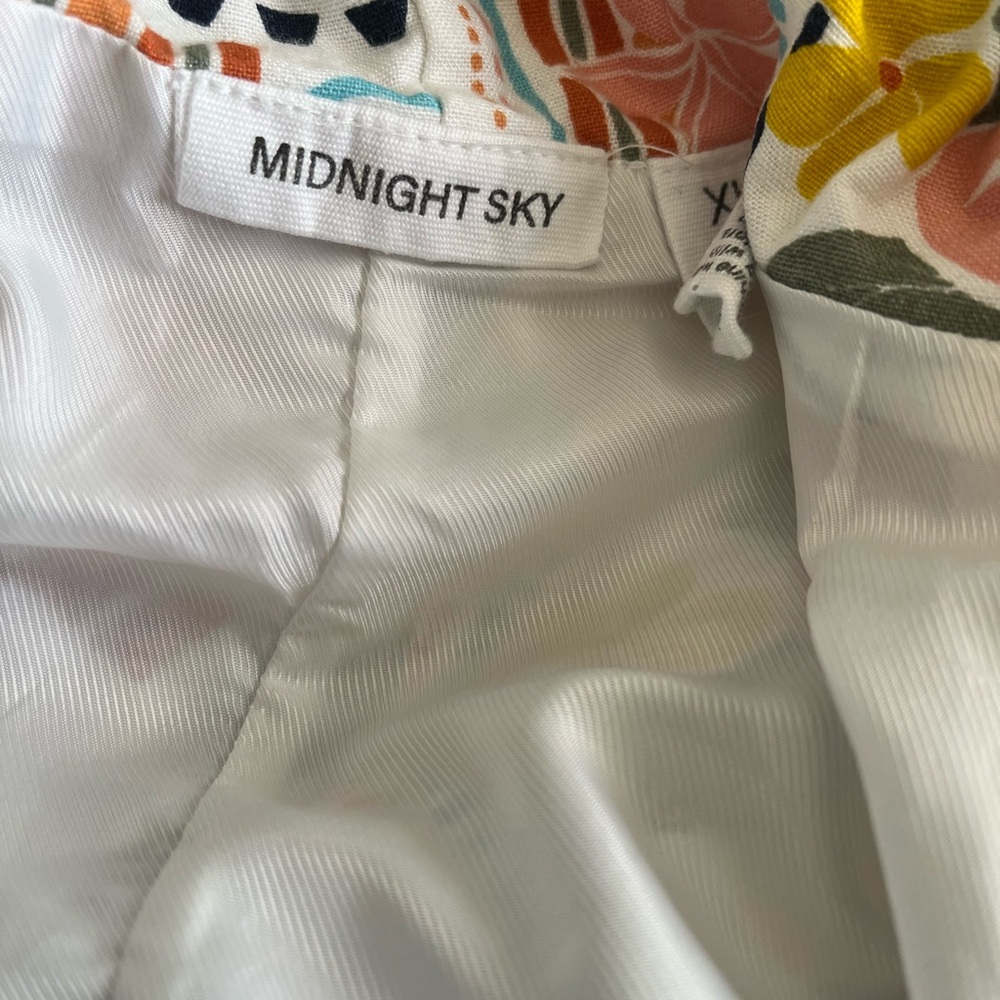 Midnight Sky Two Piece Strapless Shorts Set - Picture 6 of 10